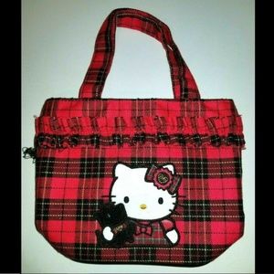 Hello Kitty Plaid Purse Hello Kitty w/Dog